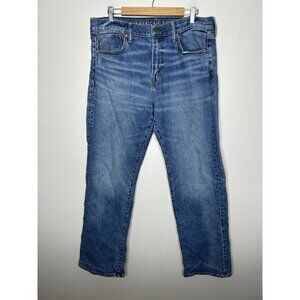 American Eagle Jeans Mens Blue Original Boot Bootcut Flex Denim Size 36x32